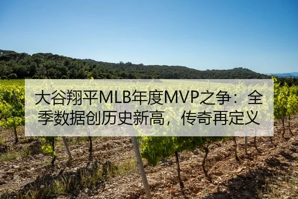 大谷翔平MLB年度MVP之争：全季数据创历史新高，传奇再定义